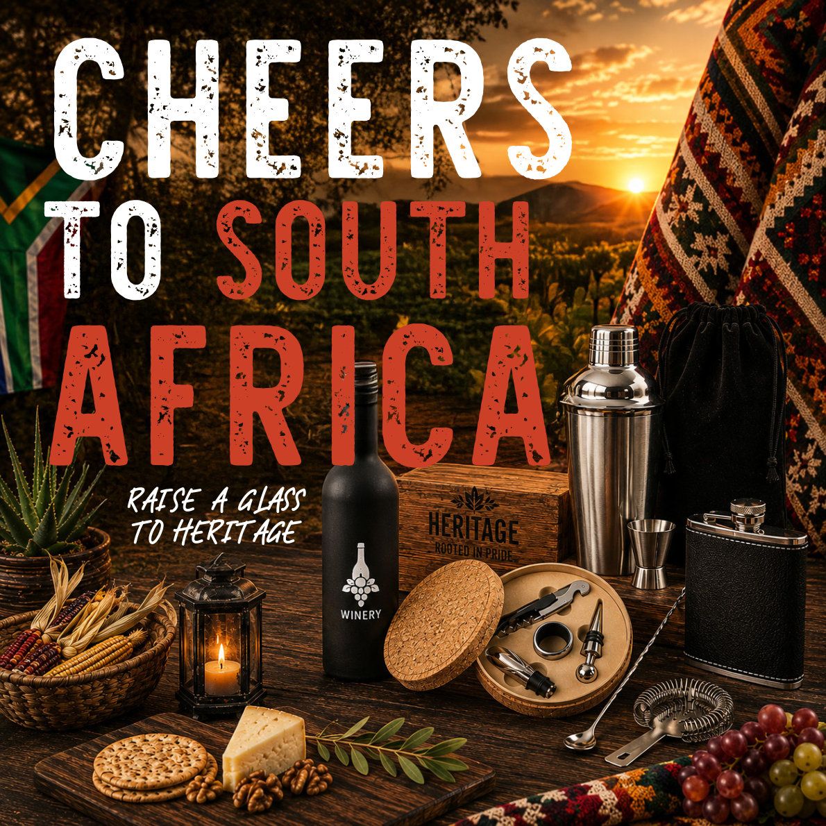 Cheers to South Africa - raise a glass to heritage