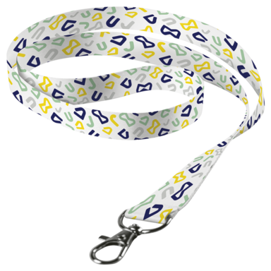 Sublimated Lanyard Double Side Sub with Lobster Ring