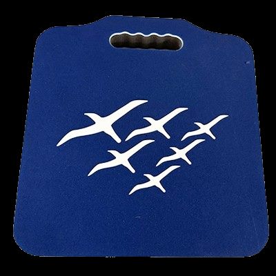 Branded stadium cushion with carry handle
