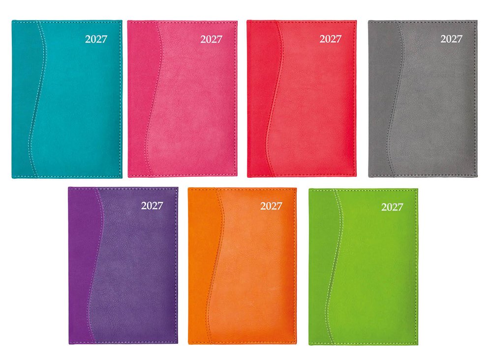 A4 Page-a-Day S-Stitch Soft Touch Diary 2027