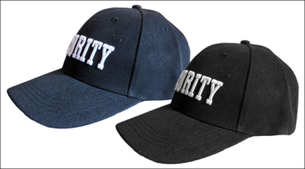 6 Panel Security Cap (Embroidered)