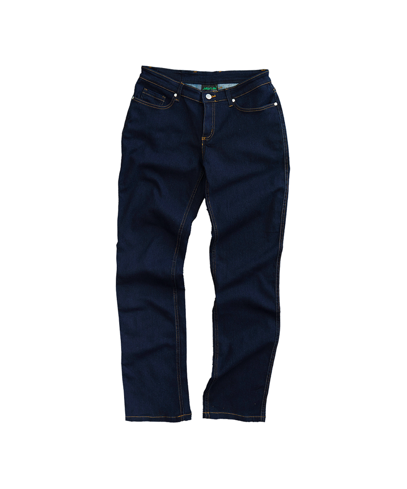 Javlin Women's Blue Stretch Denim Work Jeans