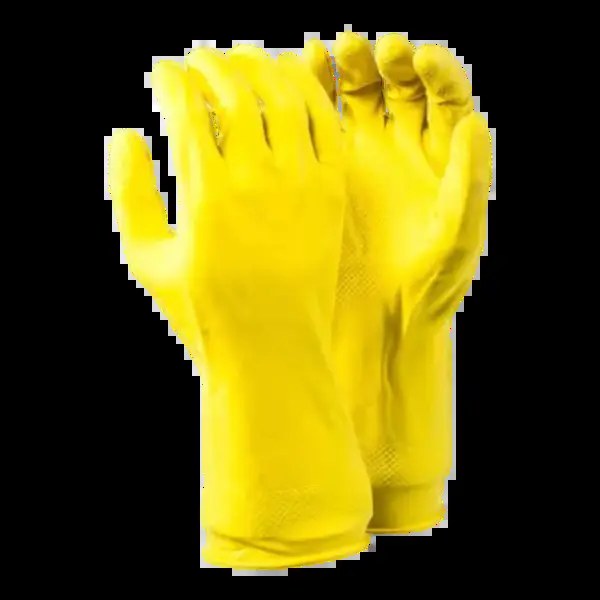 Household Yellow Rubber Latex Glove
