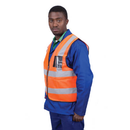 Reflective Orange Waistcoat S