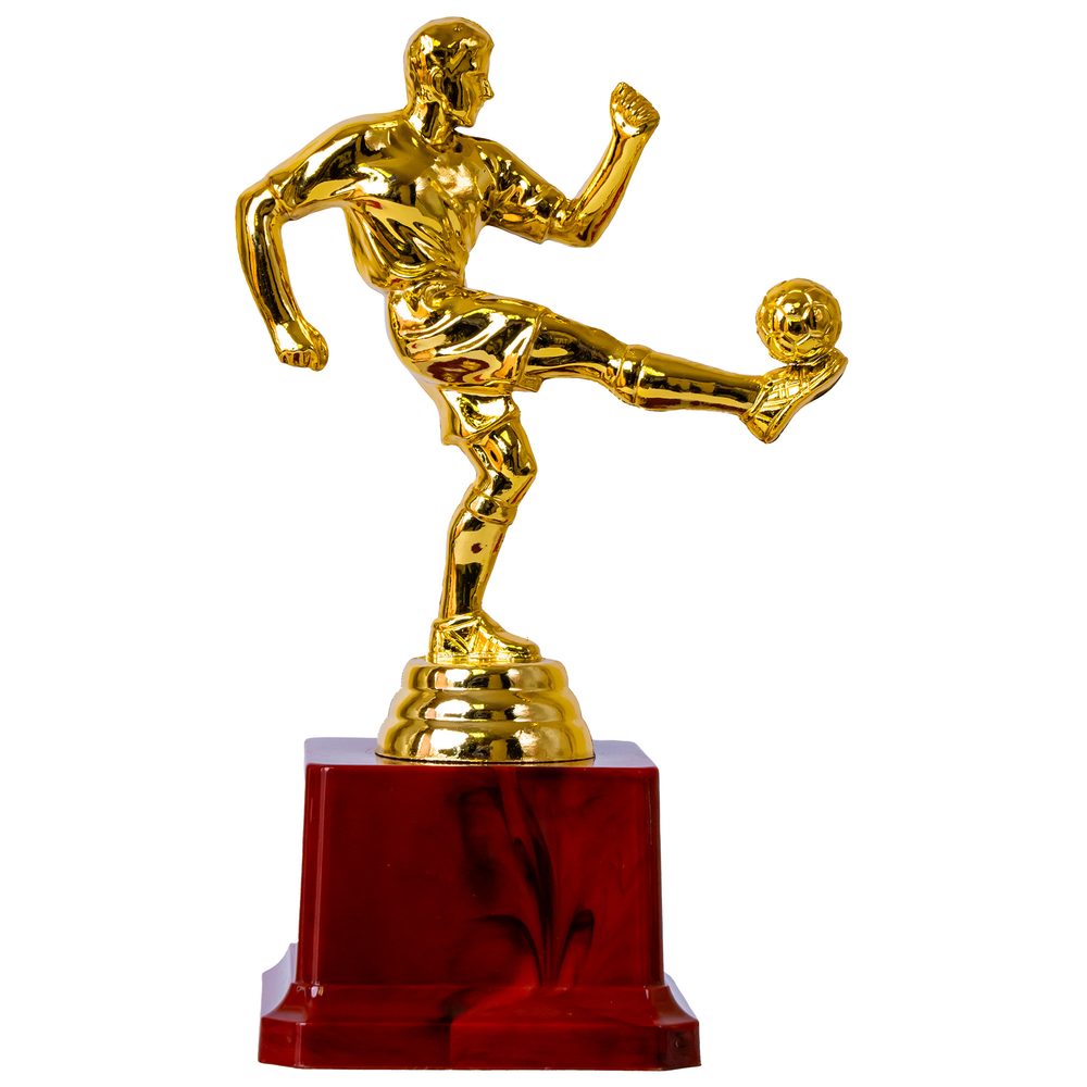 Plastic Trophy, Base & Figurine, 18Cm