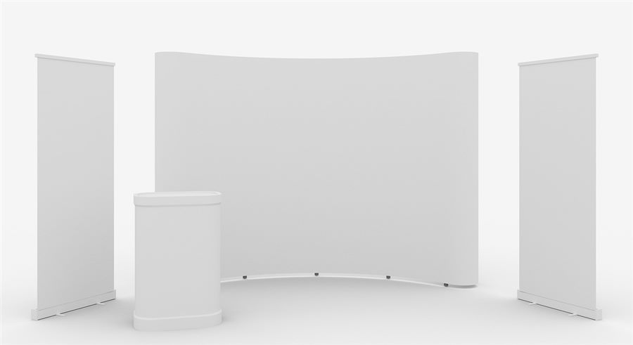 Telescopic Banner Stand