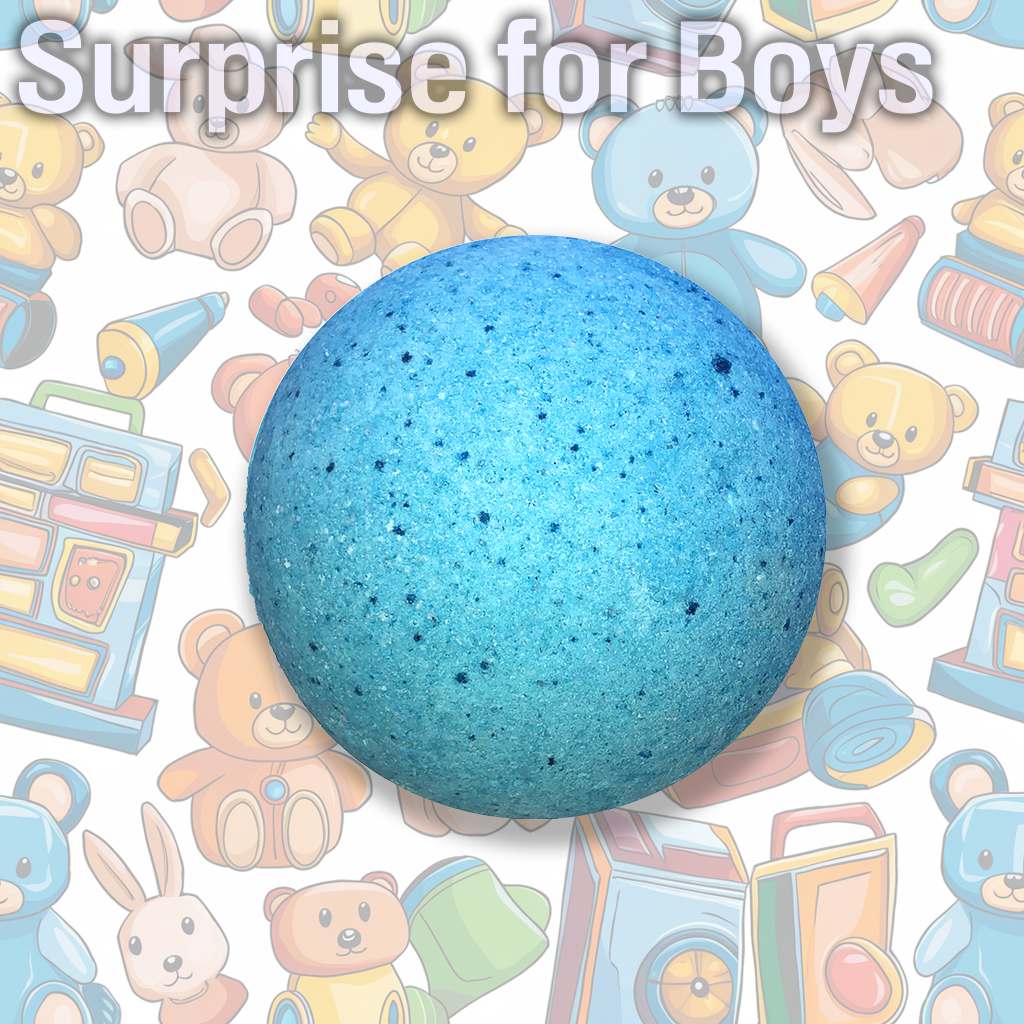 Kids Bath Bomb with Glow-in-the-Dark Toy - For Boys