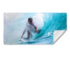 Smooth Custom Single-Sided Beach Towel - Medium