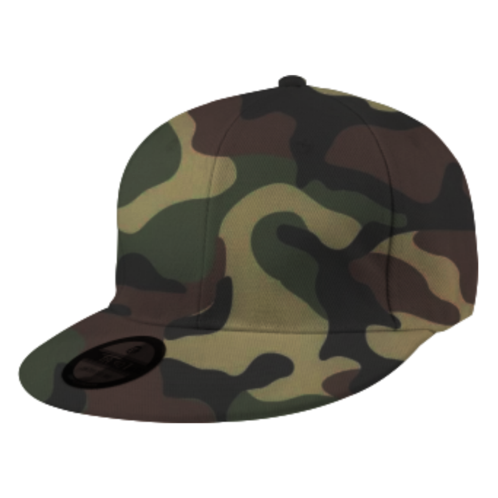 SNAP BACK FLAT PEAK CAP (SB006 CAMO)