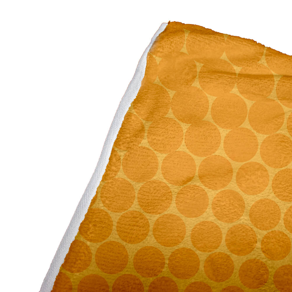 Jacana Mongolian Fleece Throw D/S Print Binded With Petersham Webbing
