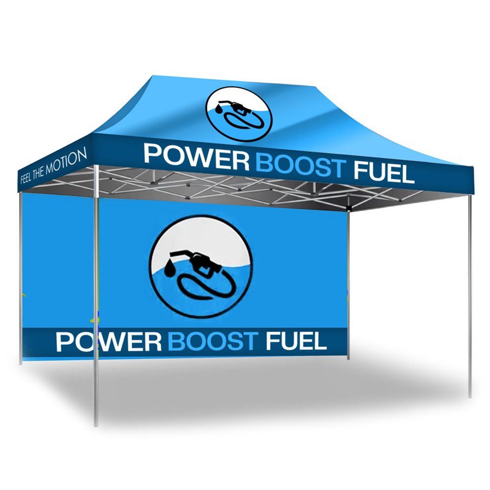 Gazebo 4.5m Unit, Full Wall, Dye Sub