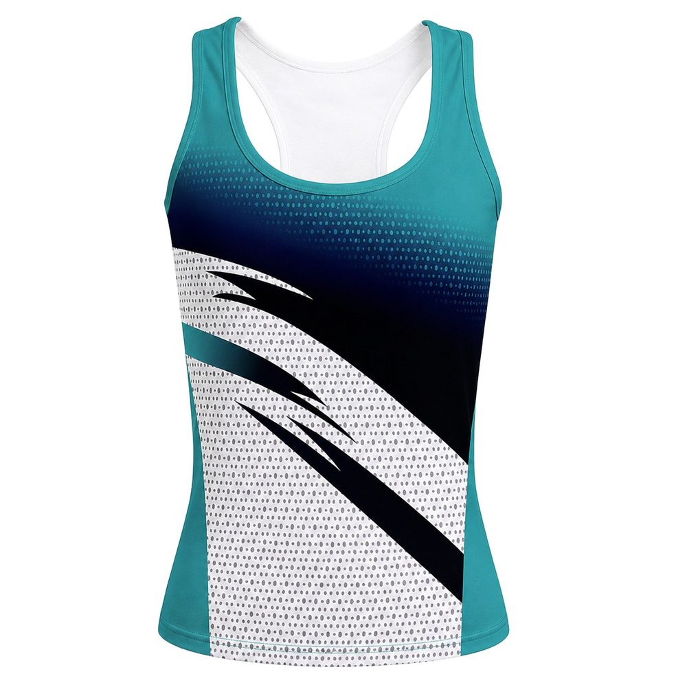 Dye Sub Ladies Racer Back Vest, Sport Tec