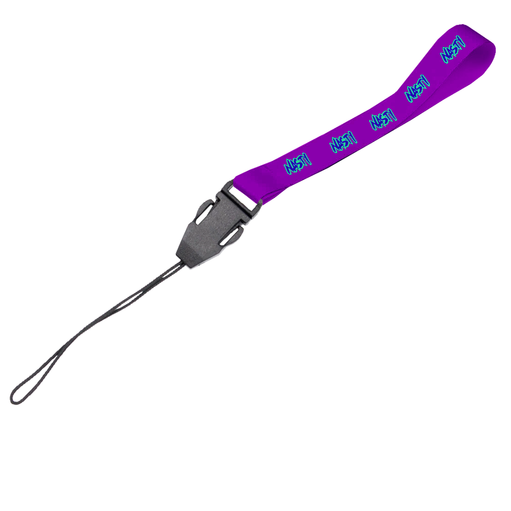 Satin Wrist Phone Strap D/Sided Print with Cellphone Clip 20 x 340mm