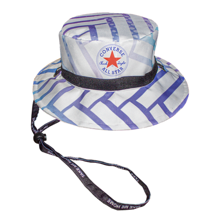Pitch Perfect Sun Hat With Personalised Branded Petersham Ties And Toggle
