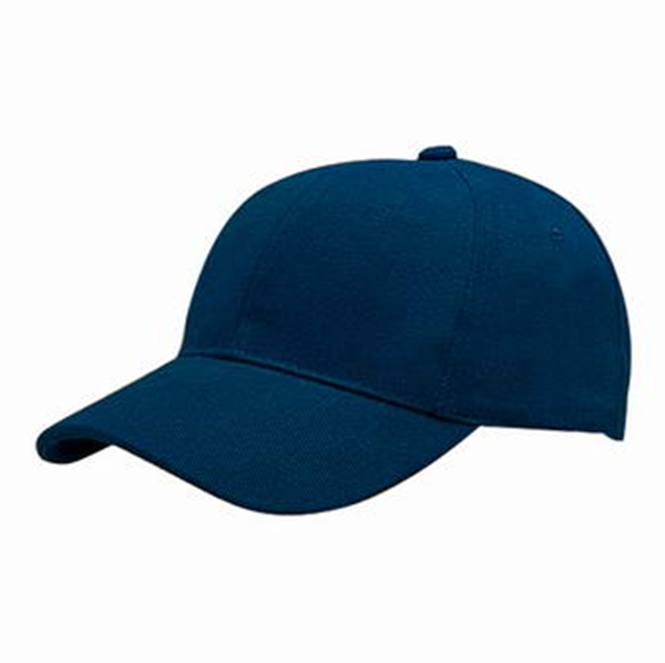 6 PANEL BRUSHED COTTON CAP ( SCHOOL SIZE - NAVY 6A02)