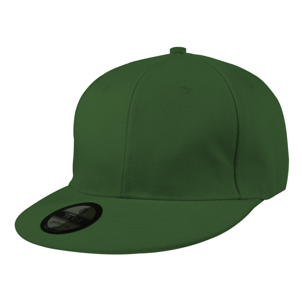 SNAP BACK FLAT PEAK CAP (SB008 BOTTLE)