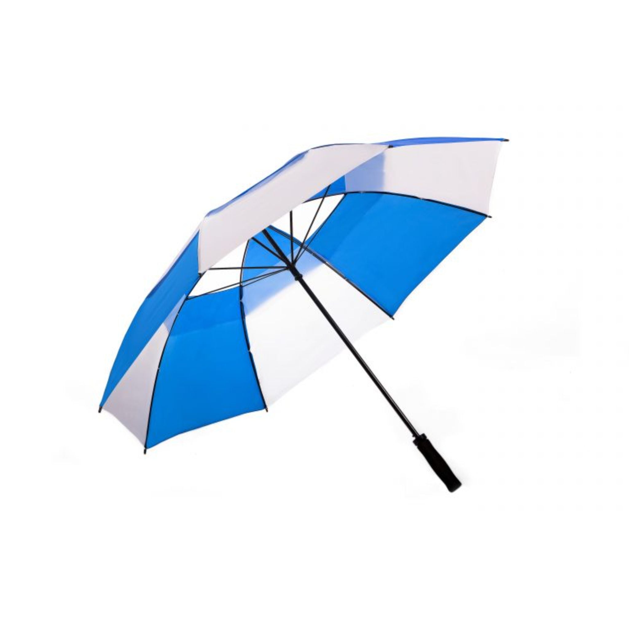 Golf Umbrella AU-27 - Auto Open Fibreglass Frame Wind Proof Double Layered Umbrella with an EVA Foam Handle