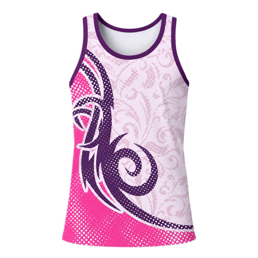 Dye Sub Kid's Crew Neck Vest, Birdseye