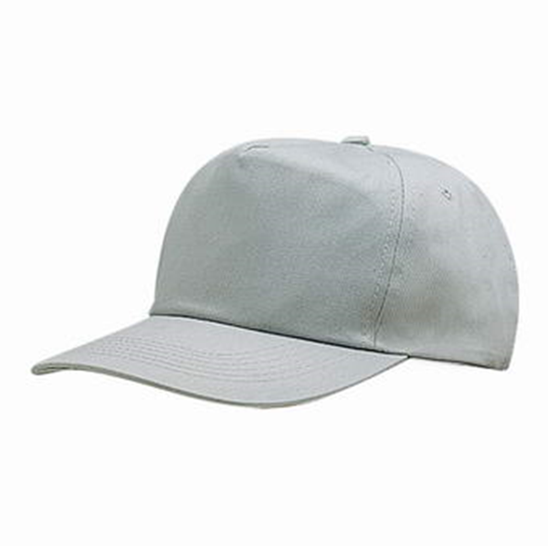 5 PANEL COTTON MAGNUM CAP WITH FLAP INSIDE (0113 SILVER GREY)