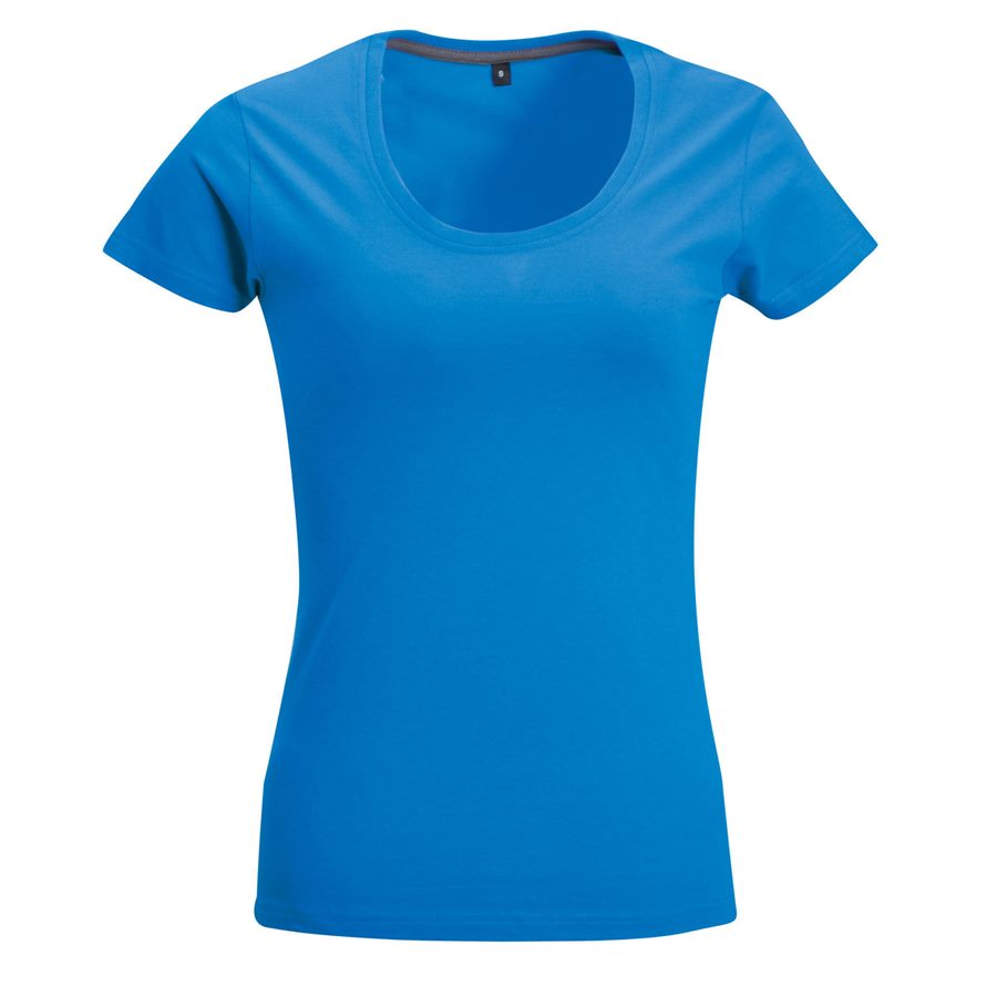 Ladies 150g Fashion Fit T-Shirt - Electric Blue - End Of Range