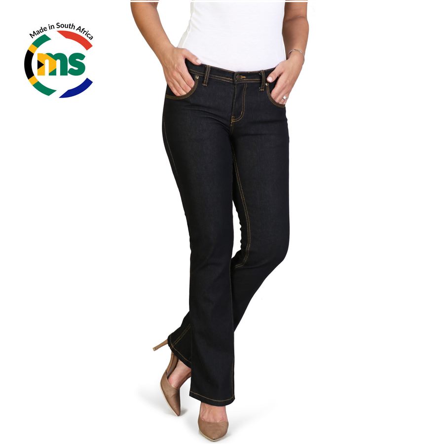 Ladies Stretch Denim Jeans - 5 Pocket - End Of Range