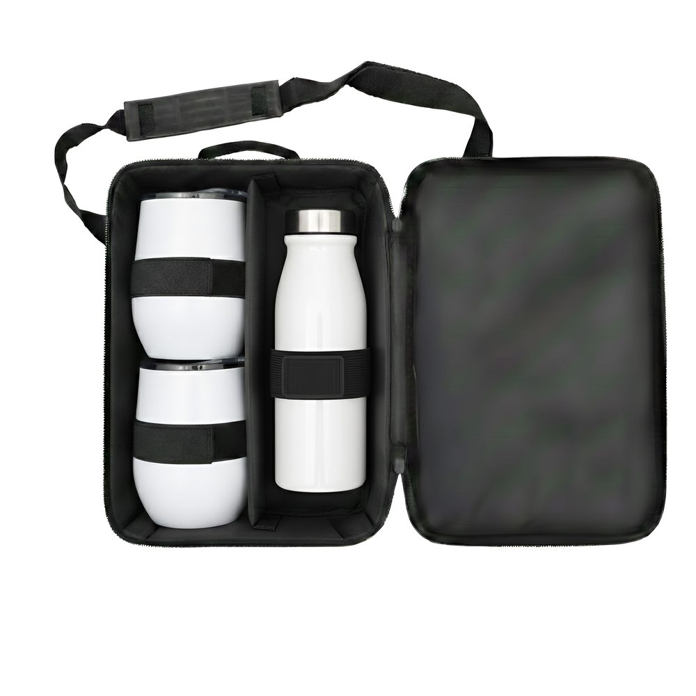 White Edition Bottle & Mug Gift Set