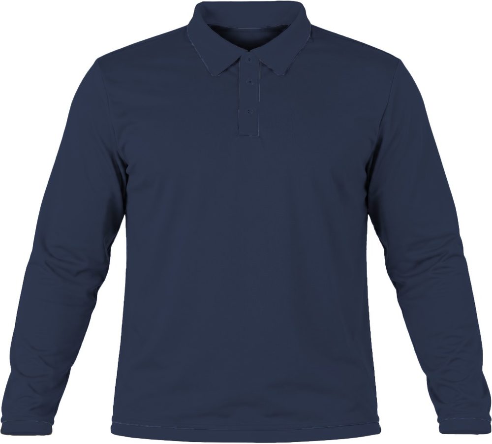 Summer Range +27 Kids Golf Shirt, Fitted Long Sleeve, Birdseye