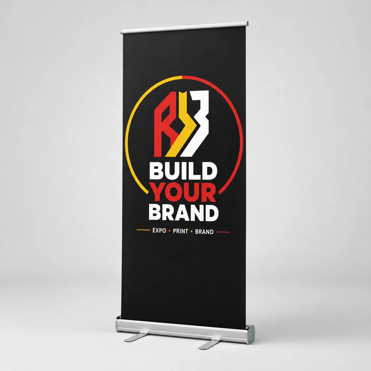 Build Your Brand Standard Standard Pull-Up Banner - Complete
