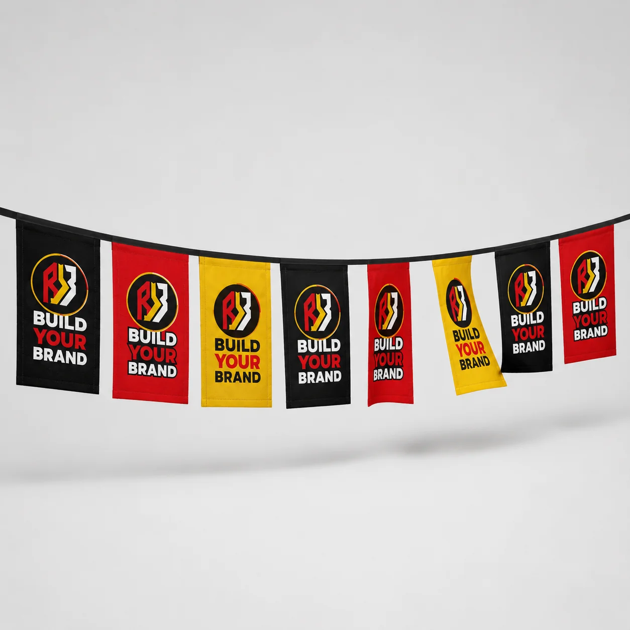 Build Your Brand Gazebo-Material Rectangular Bunting, Double Sided (Priced Per Metre)