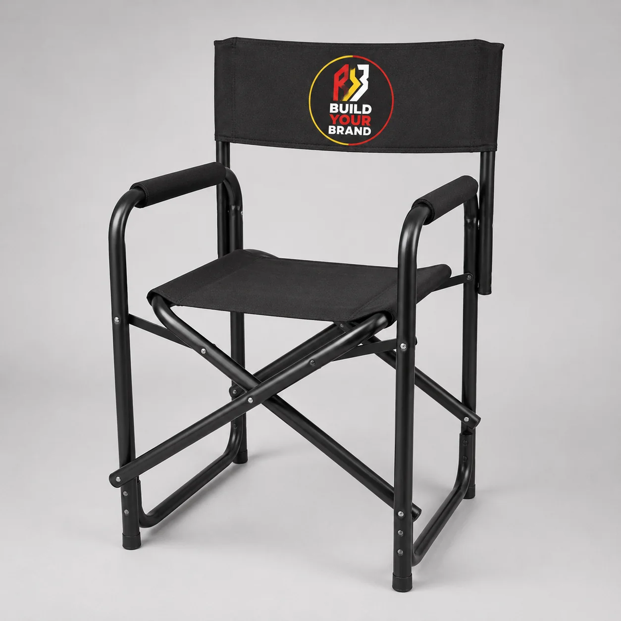 Build Your Brand Event Director's Chair - Steel
