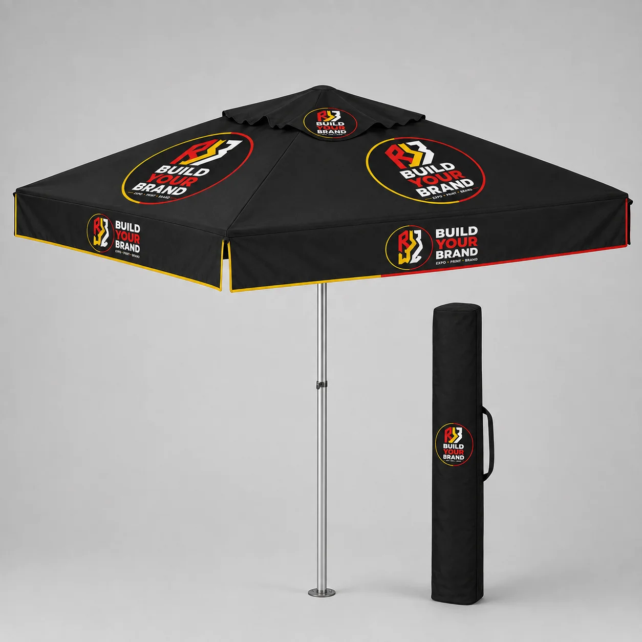 Build Your Brand 2m Parasol with Cover, No Base