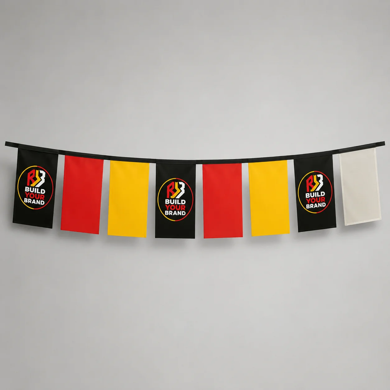 Build Your Brand PVC Rectangular Bunting, Single Sided (Priced Per Metre)